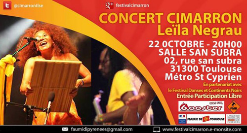 Leila Negrau en concert au festival Cimarron